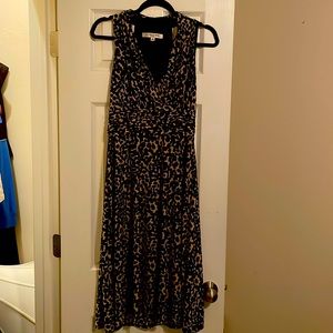 Size 10 leopard print dress, racer cut back